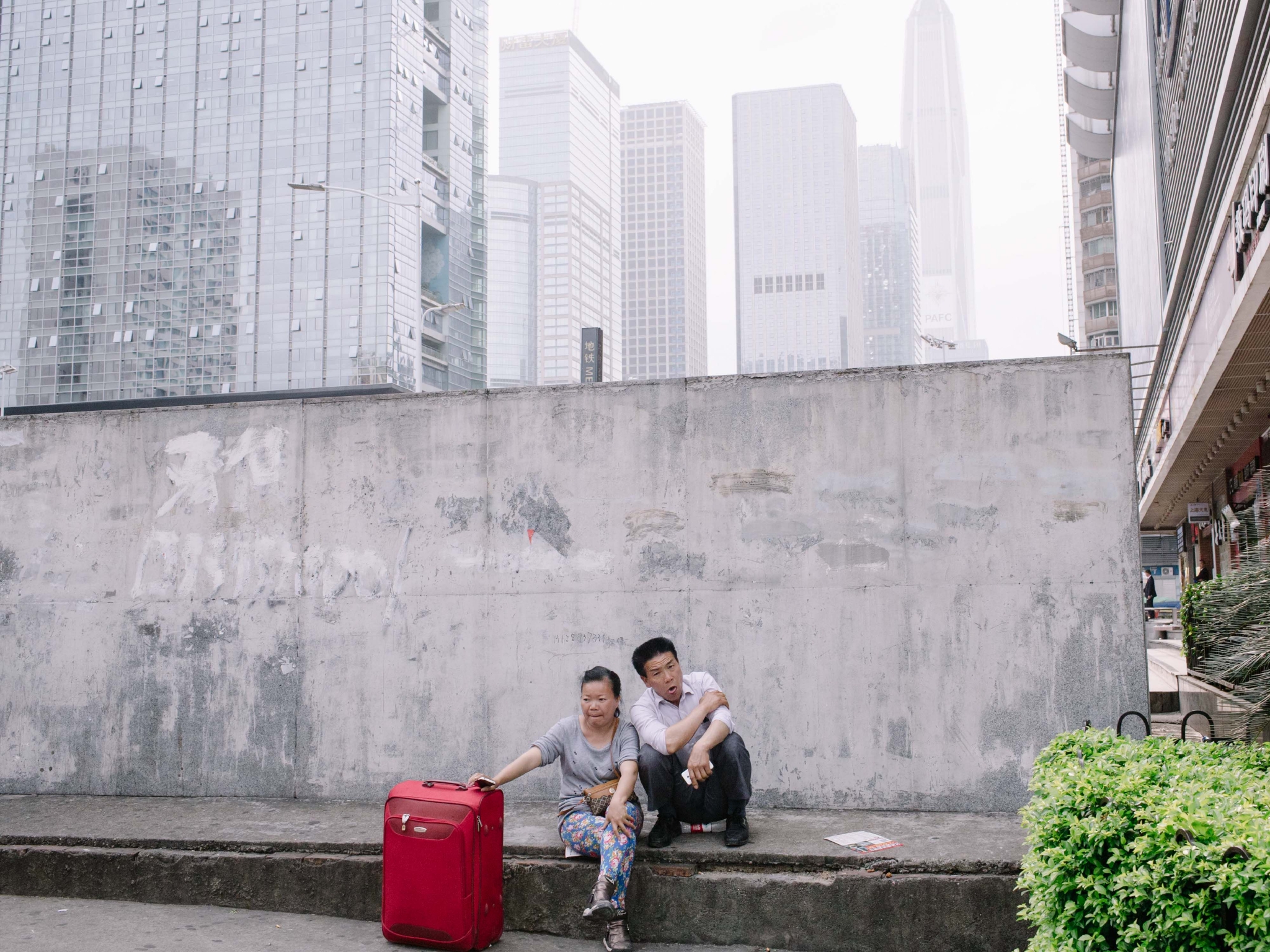 2016年，深圳崗廈村附近。