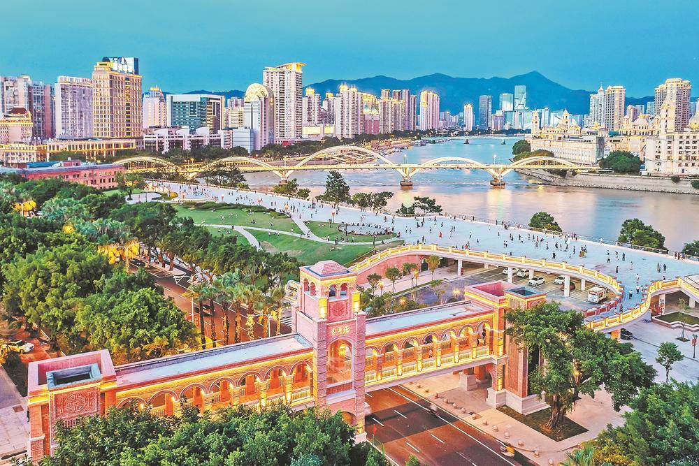 到闽江之心览闽都新景