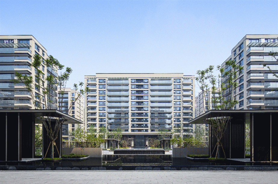 武侯金茂府立面实景图