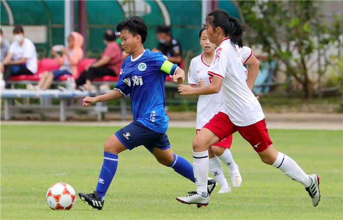 海南琼中杯全国青少年女子足球邀请赛琼中女足两战两胜
