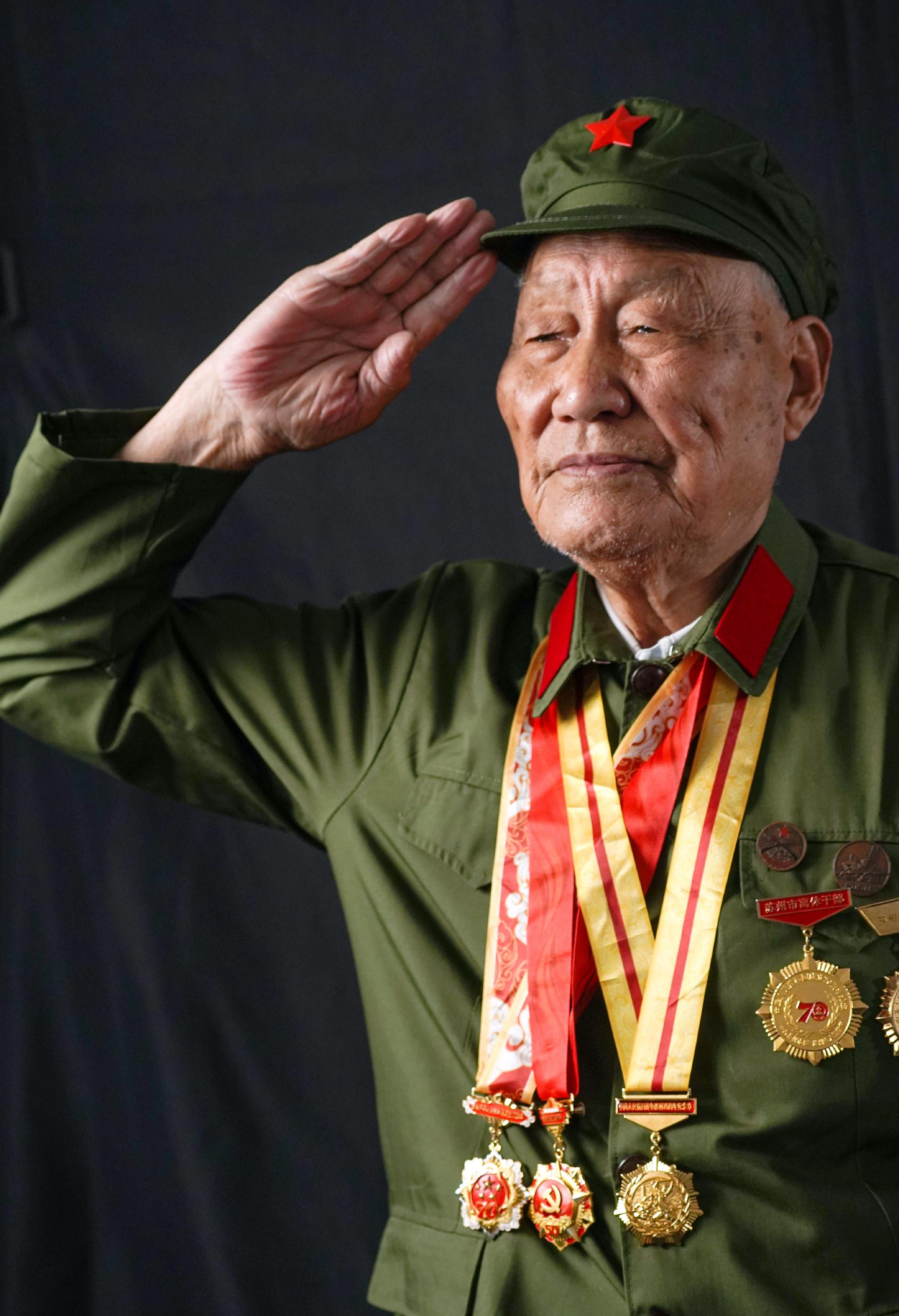 浴血荣光丨致敬抗战老战士薛惠春