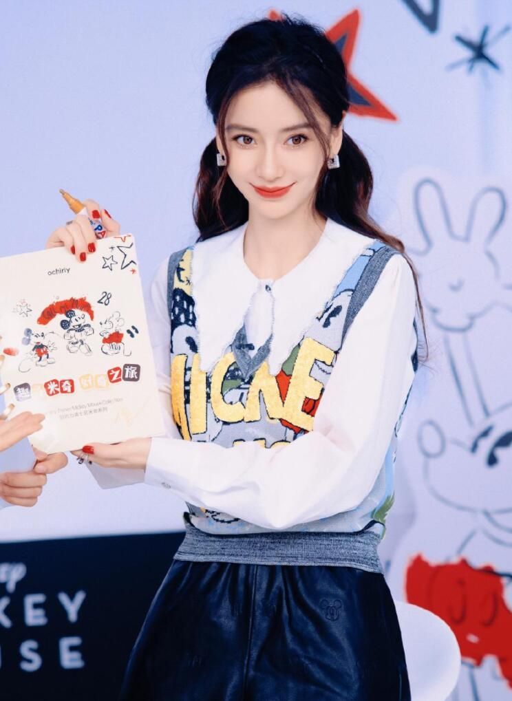 angelababy可爱甜美美照,可爱的小琼鼻真迷人