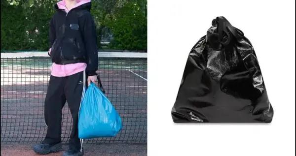 巴黎世家新包卖12000元，外形酷似垃圾袋...