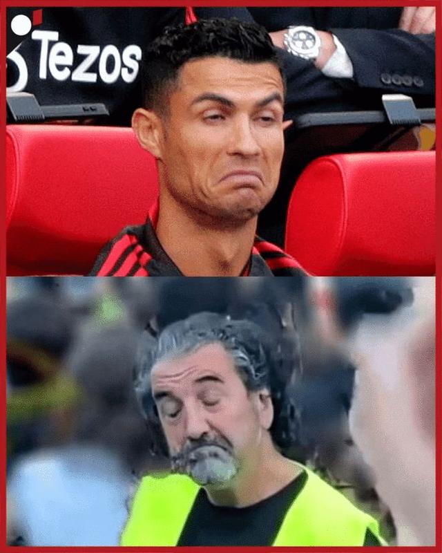 替补难救主 c罗赛季首战最大亮点是"表情包"|克里斯蒂亚诺·罗纳尔多