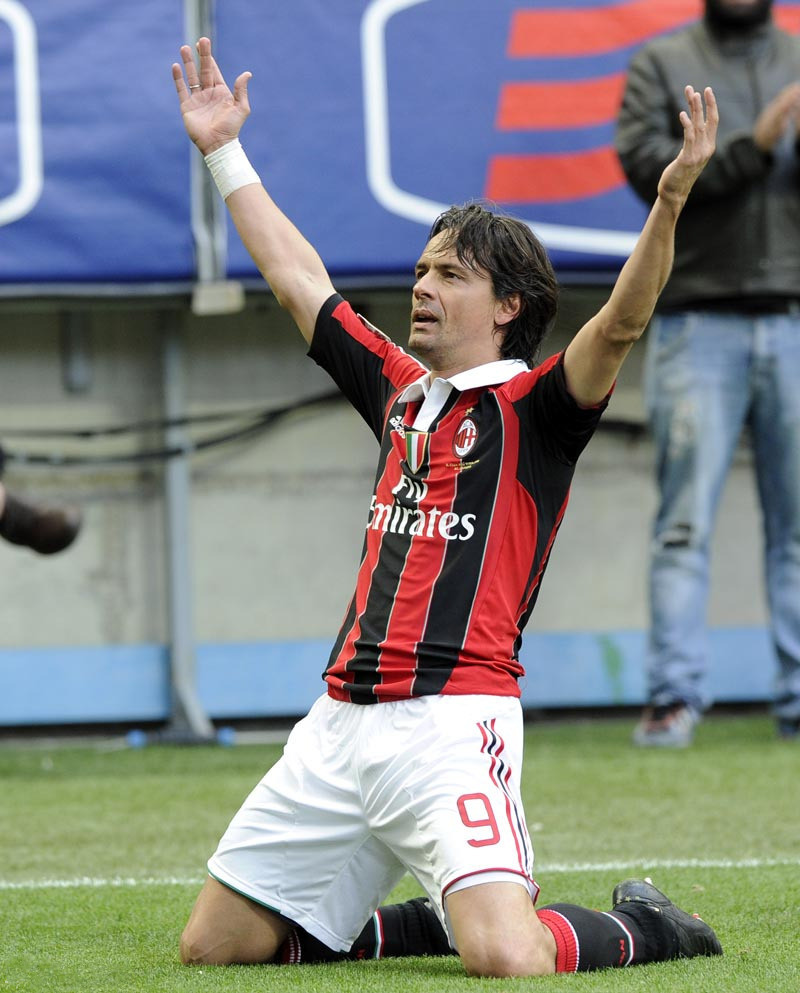 因扎吉ac米兰球员生涯9大经典战!顺祝九爷49岁生日快乐(下篇)