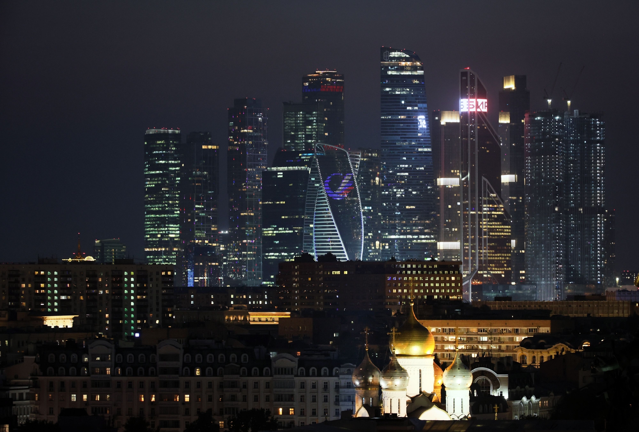 莫斯科城市掠影|莫斯科|俄罗斯莫斯科|卫星_新浪新闻