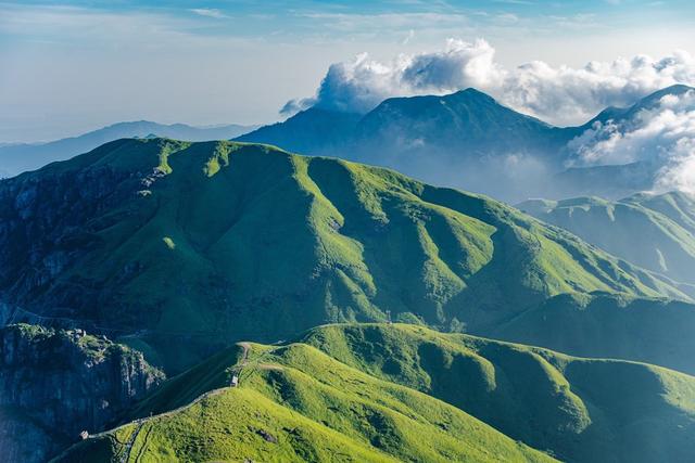 江西武功山晨光普照自然美 如画风景惹人醉|江西省|武功山|晨曦_新浪