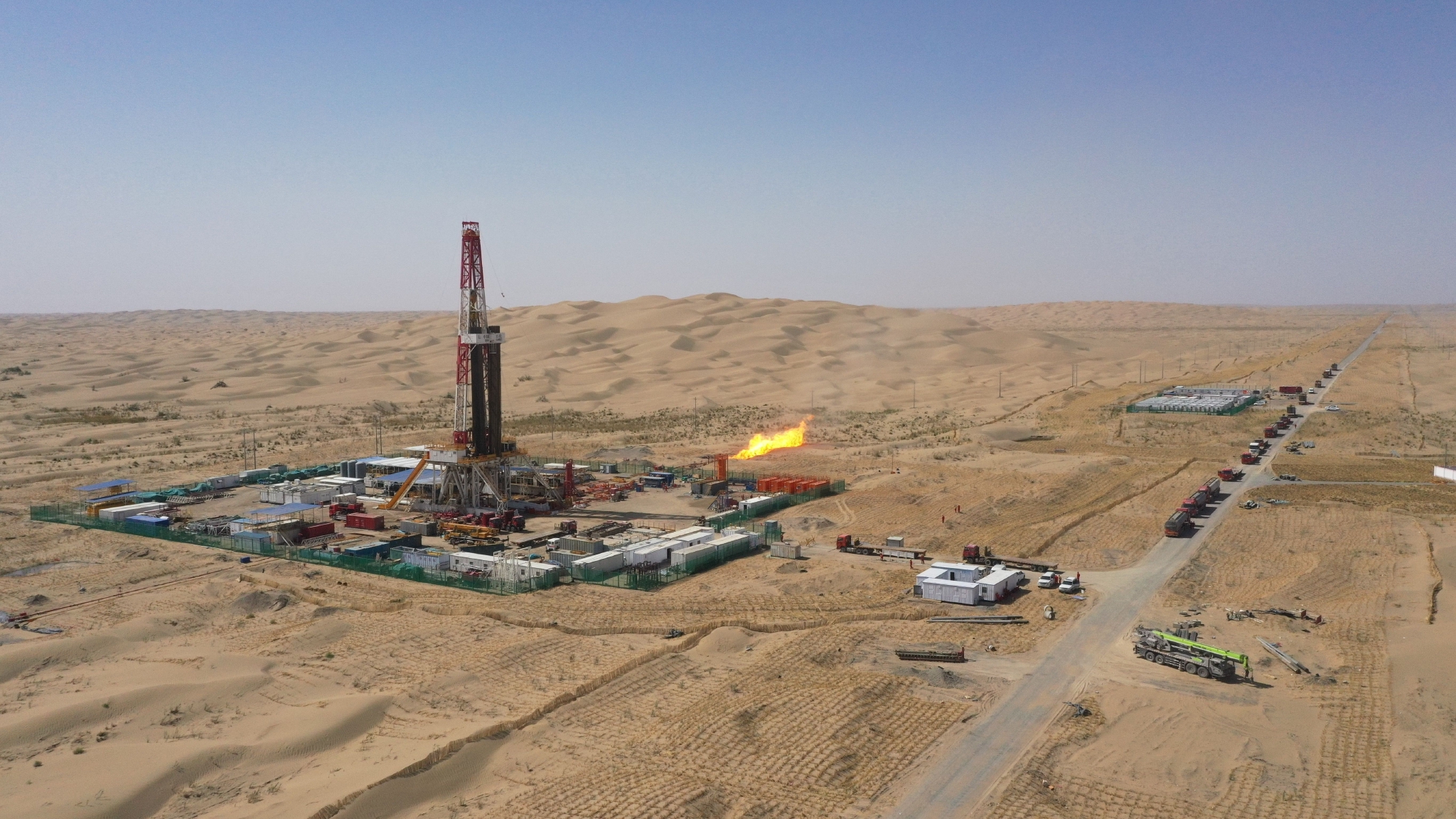 测试中的顺北802x井