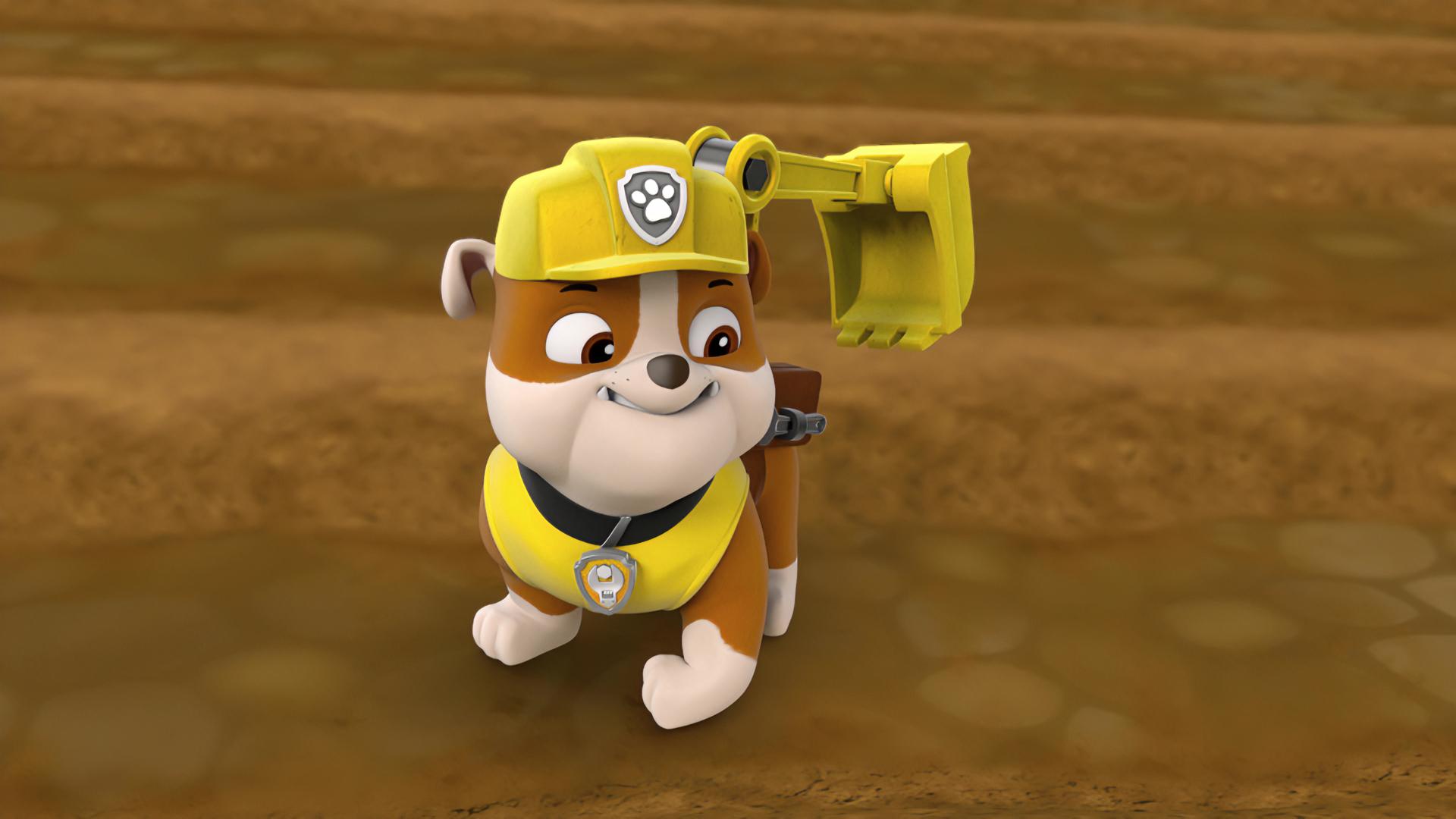 汪汪队立大功:挖了一早上土,小力美美睡觉,巨人亚利来了