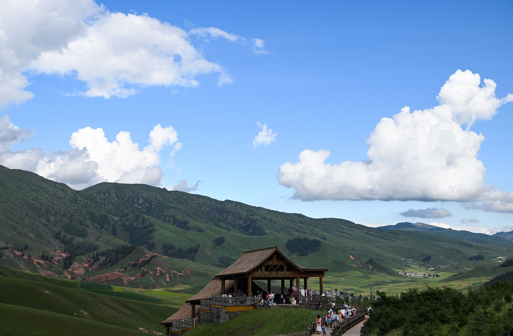 祁连美景迎客来|青海省|海北藏族自治州|张龙_新浪新闻