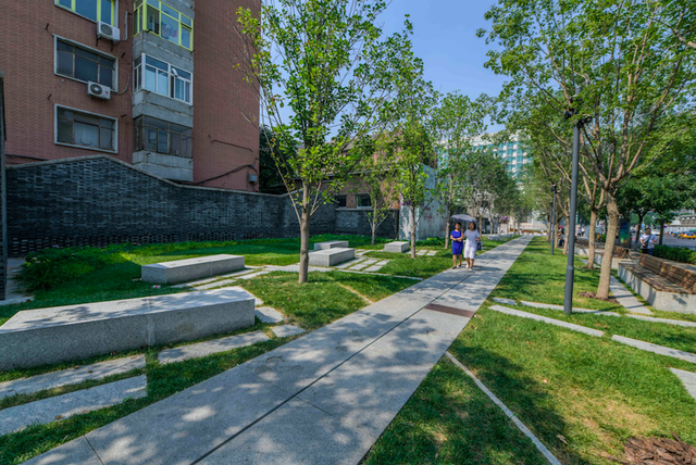 北京校尉胡同口袋公园 资料图