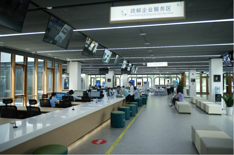 (雄安新区政务服务中心一隅.贺觉渊摄)