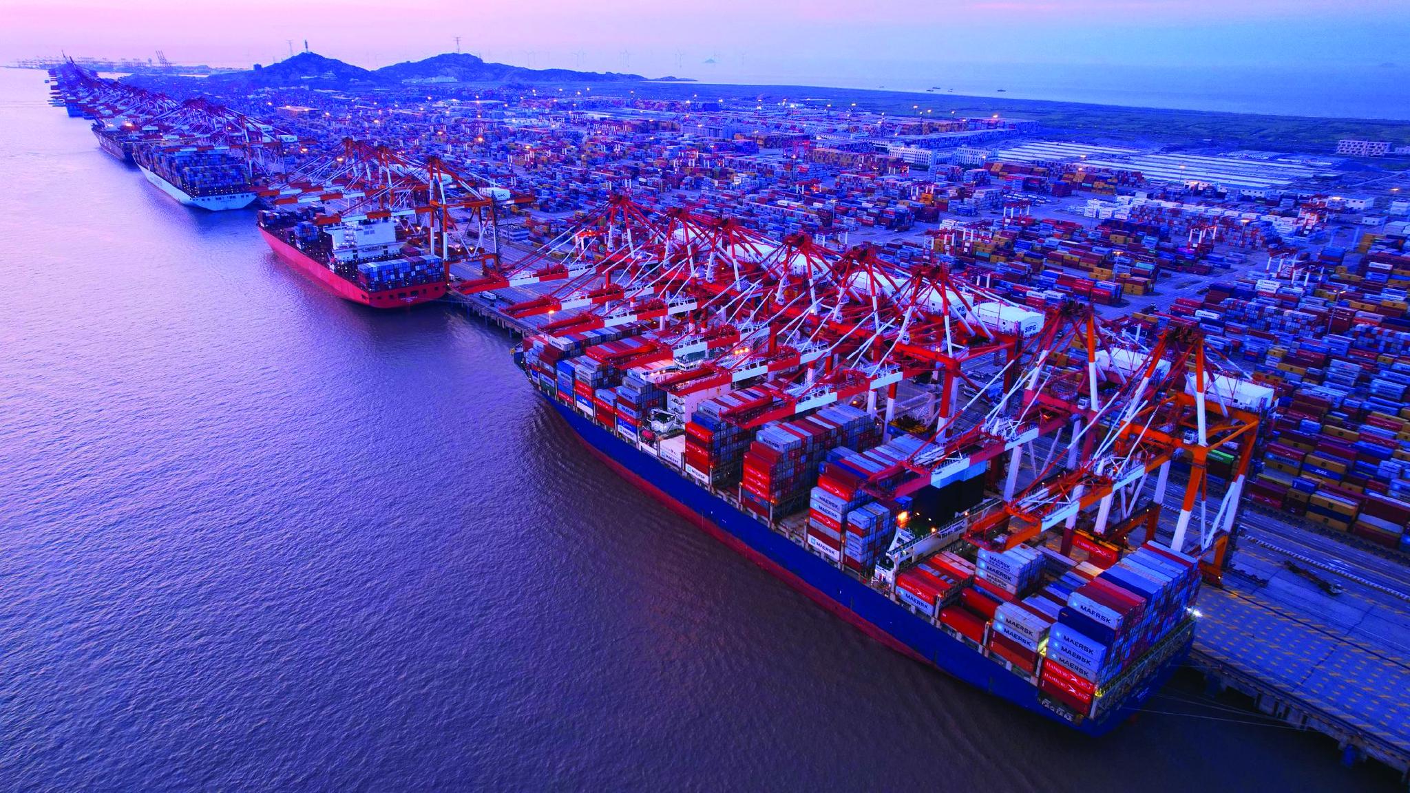 上海港7月集装箱吞吐量创历史同期新高