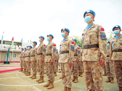 中国赴南苏丹（朱巴）维和步兵营获嘉奖