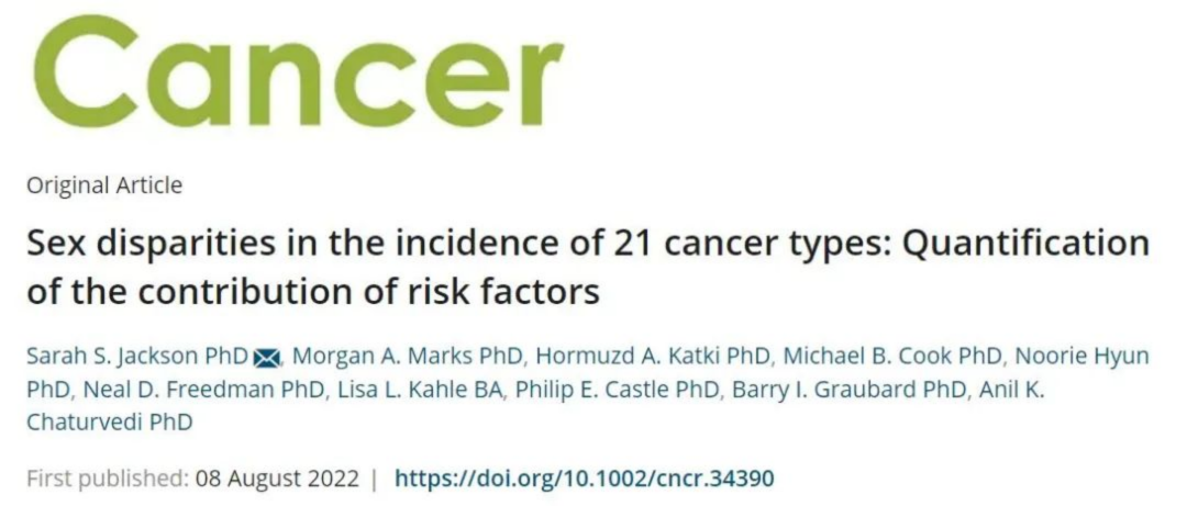 为什么男人比女人更容易得癌症？背后原因值得思考，男女都需重视！休闲区蓝鸢梦想 - Www.slyday.coM