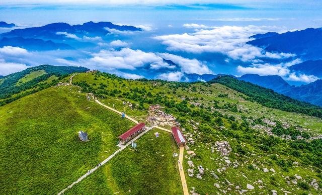 初秋时节 山西垣曲历山云海美如画