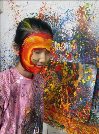 我国首个视障青少年个人画展在京举办休闲区蓝鸢梦想 - Www.slyday.coM