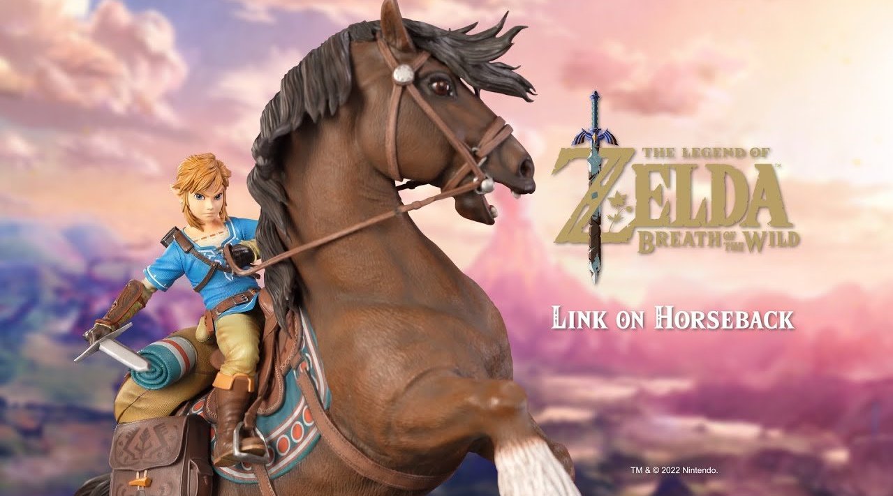 《塞尔达传说:旷野之息》推出林克骑马雕塑