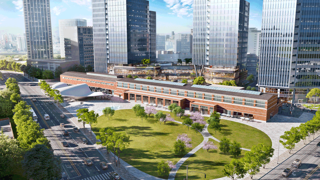 a69位处上海市长宁区淮海西路核心地段,前身为上海红坊创意园及上海