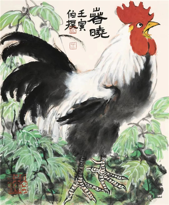 伯揆画小品(鸡),味道十足(四)|小品|画鸡|写意_新浪新闻