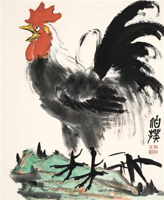 伯揆画小品(鸡),味道十足(四)|小品|画鸡|写意_新浪新闻