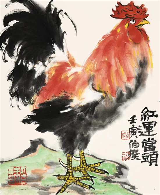 伯揆画小品(鸡),味道十足(四)|小品|画鸡|写意_新浪新闻