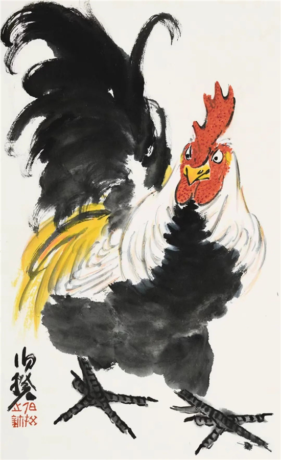 伯揆画小品(鸡),味道十足(四)|小品|画鸡|写意_新浪新闻