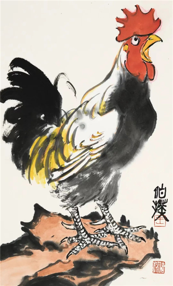 伯揆画小品(鸡),味道十足(四)|小品|画鸡|写意_新浪新闻