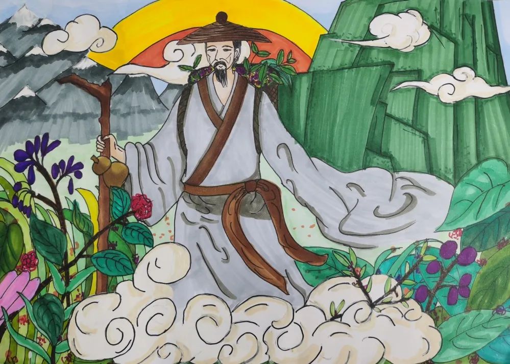 《神农尝百草》107古希腊人借助神话故事来解释复杂的现象,提供娱乐