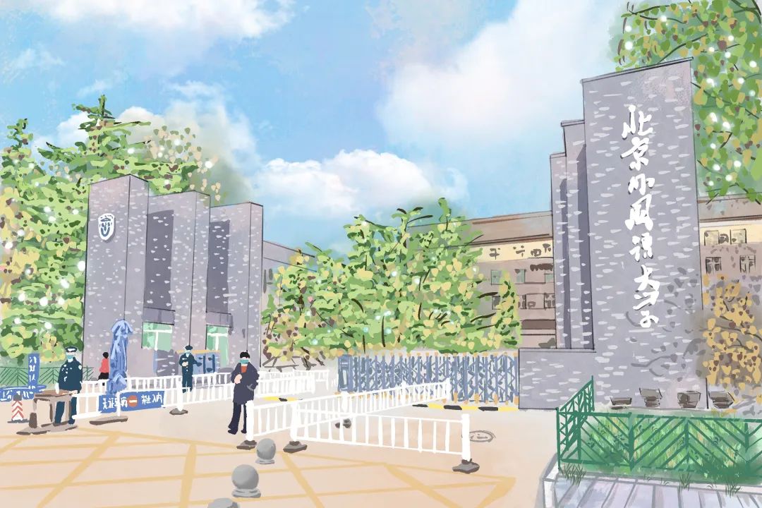 今天与大家分享北京外国语大学2022届毕业生张静文同学的数字绘画作品