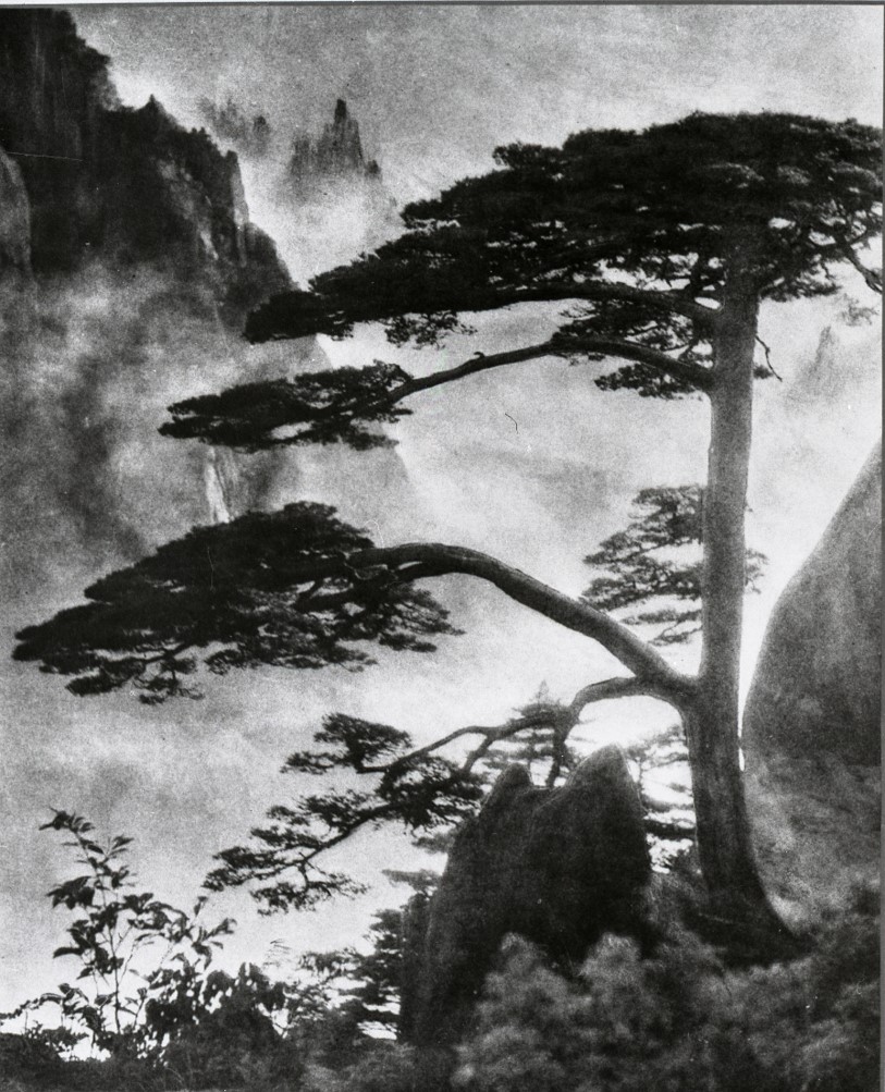郎静山风景摄影《黄山》,1933