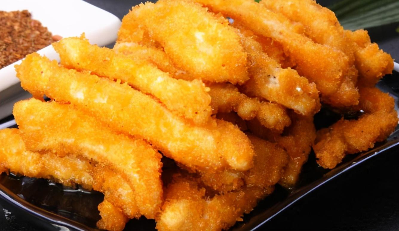 无骨香酥炸鸡柳,做法原来如此简单,3个关键步骤,学会可以开店|鸡柳|腌