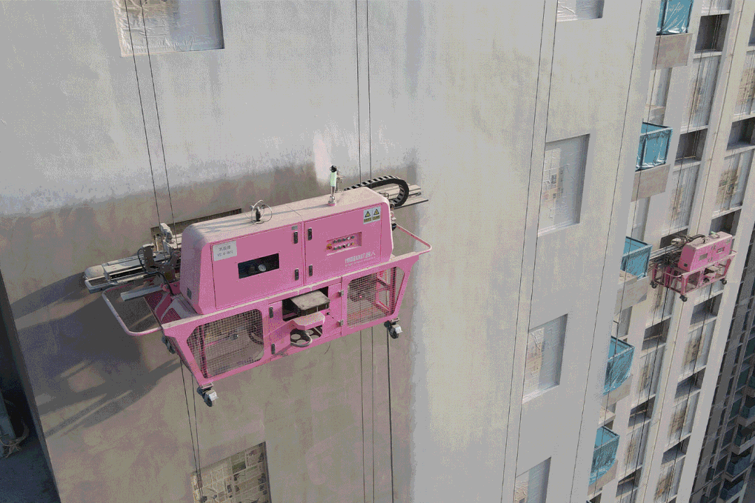 砌砖机器人,地砖铺贴机器人,外墙喷涂机器人,建筑废弃物再利用流动制