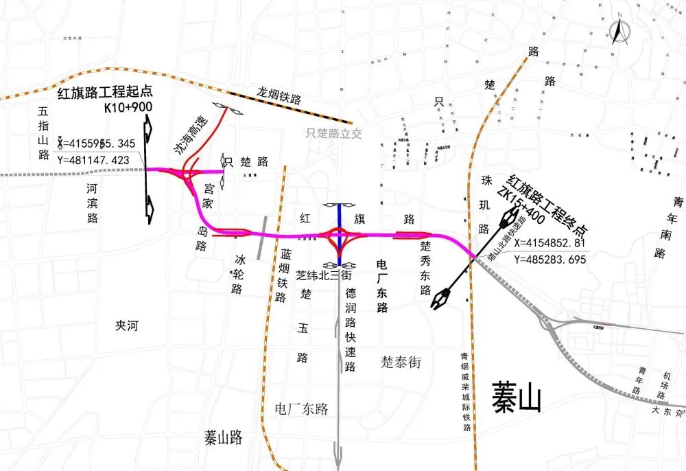 快速路塔山北路,红旗路,德润路……最新动态来了!