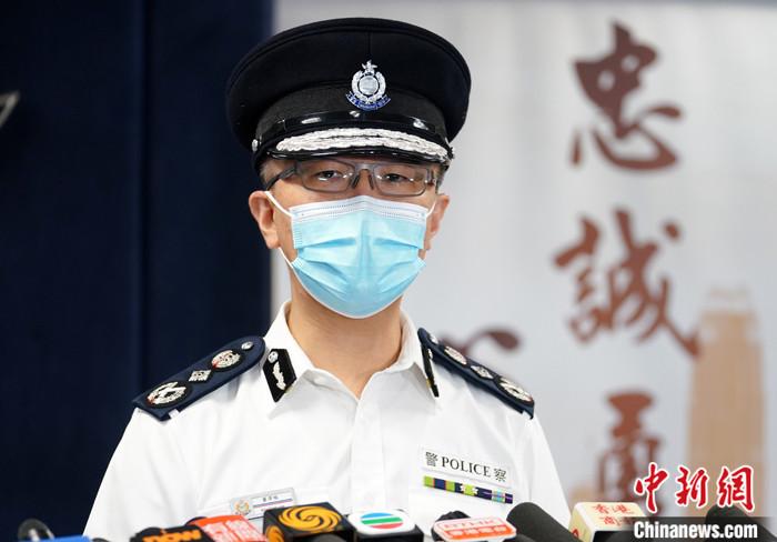 资料图:香港警务处处长萧泽颐. 中新社记者 张炜 摄