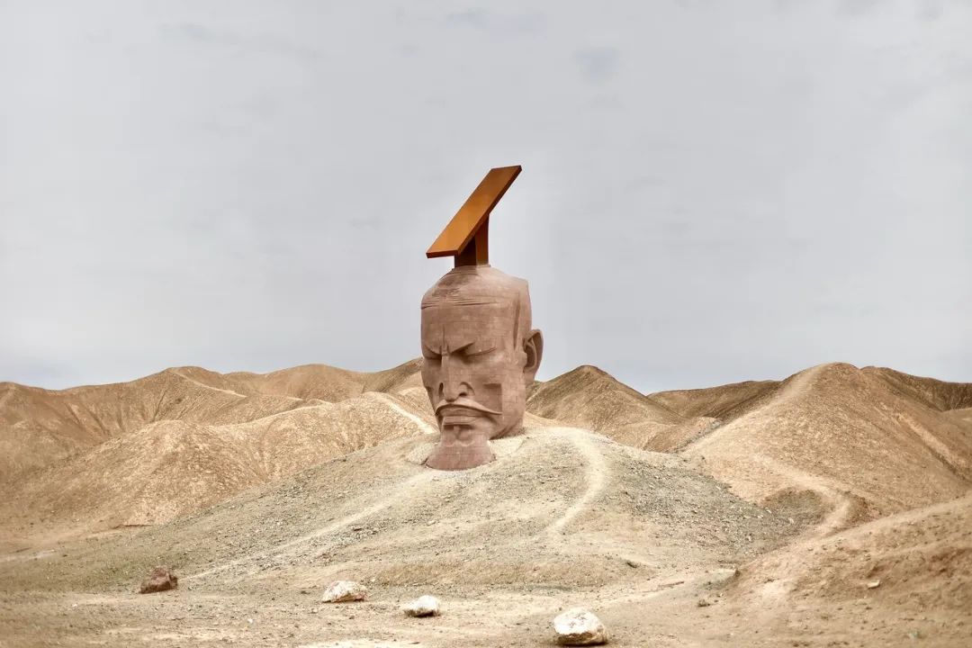 酒泉瓜州的汉武雄风雕像/&nbsp;图虫