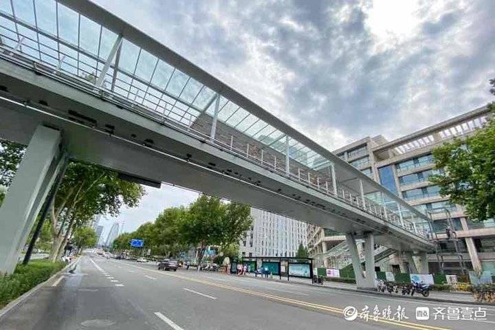 出行更方便了！济南市舜华路新增过街天桥，主体已完工过街天桥济南市王鑫新浪新闻 