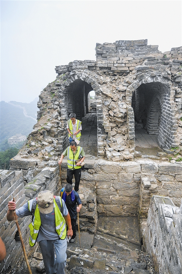 箭扣长城修缮的"新"与"旧"|箭扣长城|北京市_新浪新闻