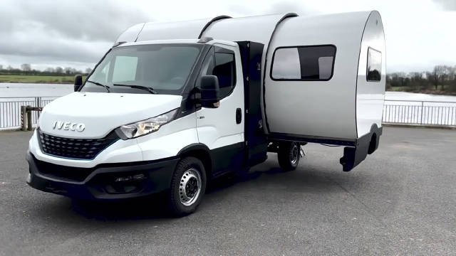 可以伸缩的房车,瞬间从4平米扩大到12平米__财经头条