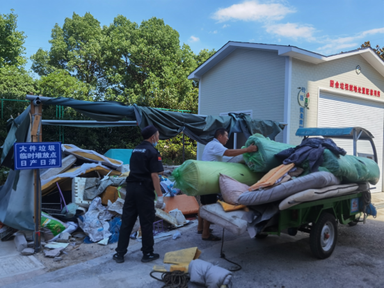 苏州漕湖街道观塘社区开展大件垃圾免费清运活动|苏州市|垃圾分类