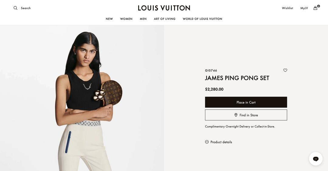 LV卖乒乓球拍，售价1.8万元带4只球！网友：拿这个也打不赢小区用木板的大爷休闲区蓝鸢梦想 - Www.slyday.coM