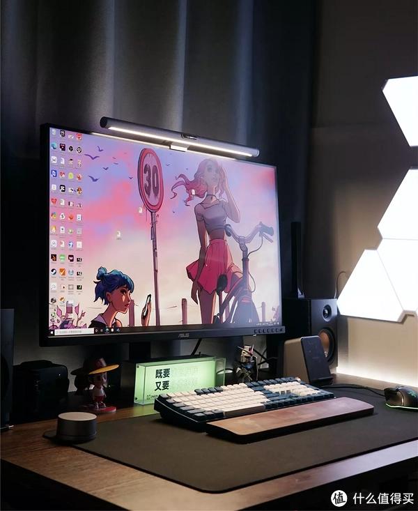 桌搭就是光的艺术吧，没完没了的折腾，这套智能灯光网红桌面是你的菜吗休闲区蓝鸢梦想 - Www.slyday.coM