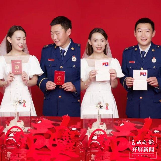 太甜了！增援重庆灭火回来，云南这位“蓝朋友”结婚了……休闲区蓝鸢梦想 - Www.slyday.coM