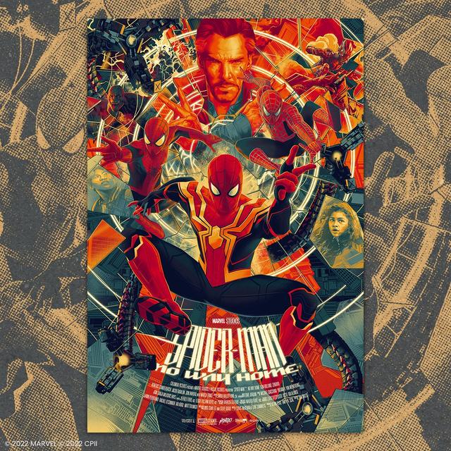 《蜘蛛侠：英雄无归》曝艺术海报 加长版今日在北美上映休闲区蓝鸢梦想 - Www.slyday.coM