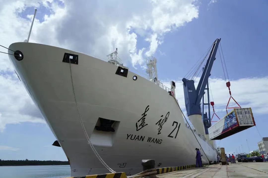 远望号火箭运输船队完成长五b遥四火箭海上运输任务|火箭_新浪新闻