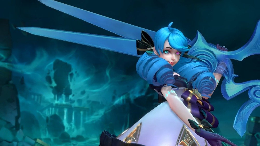 lol手游新英雄格温 游戏内模型和技能演示 skinspotlights