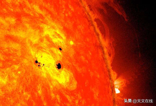 太阳黑子它们是什么为什么发生
