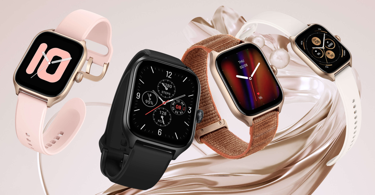 华米海外发布amazfit跃我gtr 4/gts 4智能手表,售价约1400元__财经