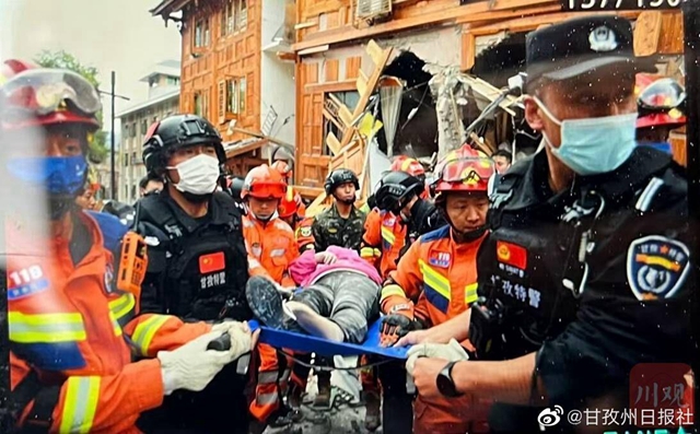 泸定县6.8级地震逾30人遇难，四川同时直面多重考验休闲区蓝鸢梦想 - Www.slyday.coM