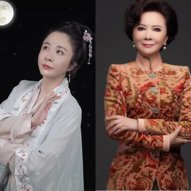 杨若兮穿古装扮嫦娥，穿长裙面带微笑，曾演《康熙微服私访记》休闲区蓝鸢梦想 - Www.slyday.coM